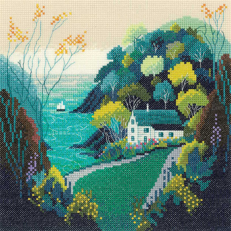 Hidden Valley Cross Stitch Kit by Heritage Crafts