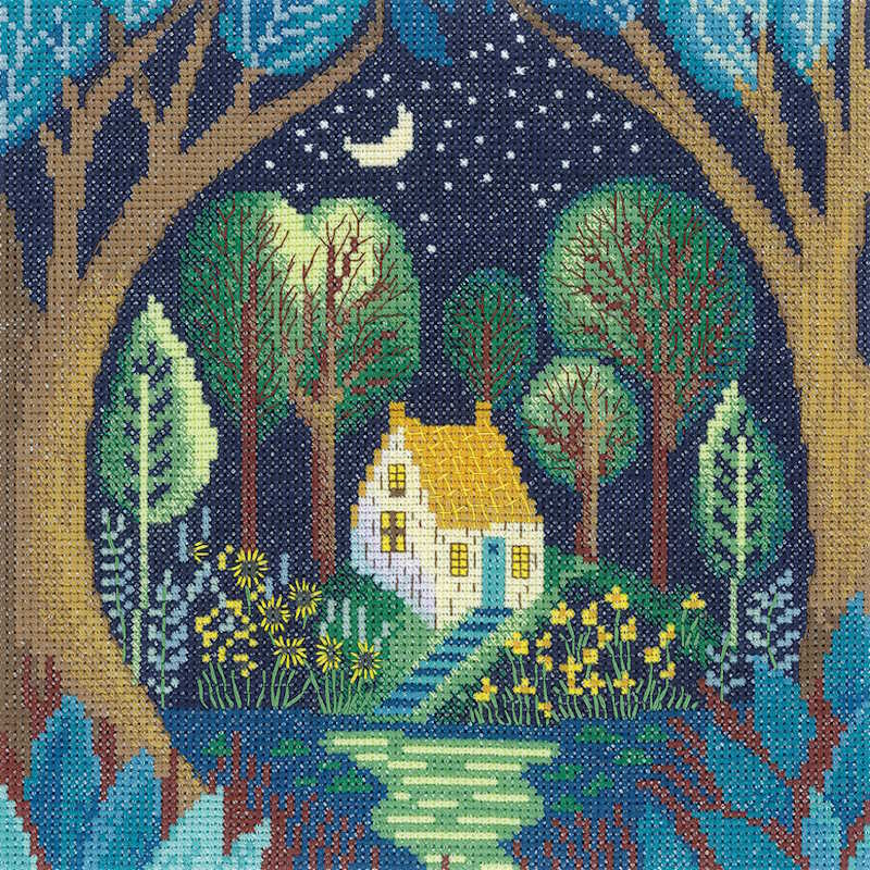 Verdant Canopy Cross Stitch Kit by Heritage Crafts