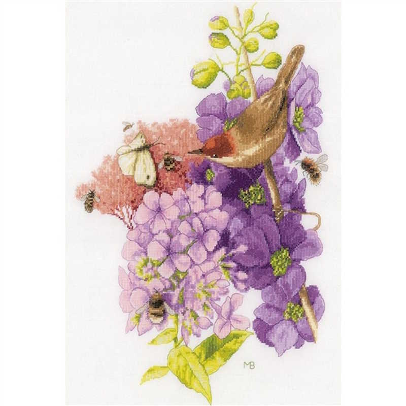 Everyone's Flower Encounter Cross Stitch Kit By Lanarte