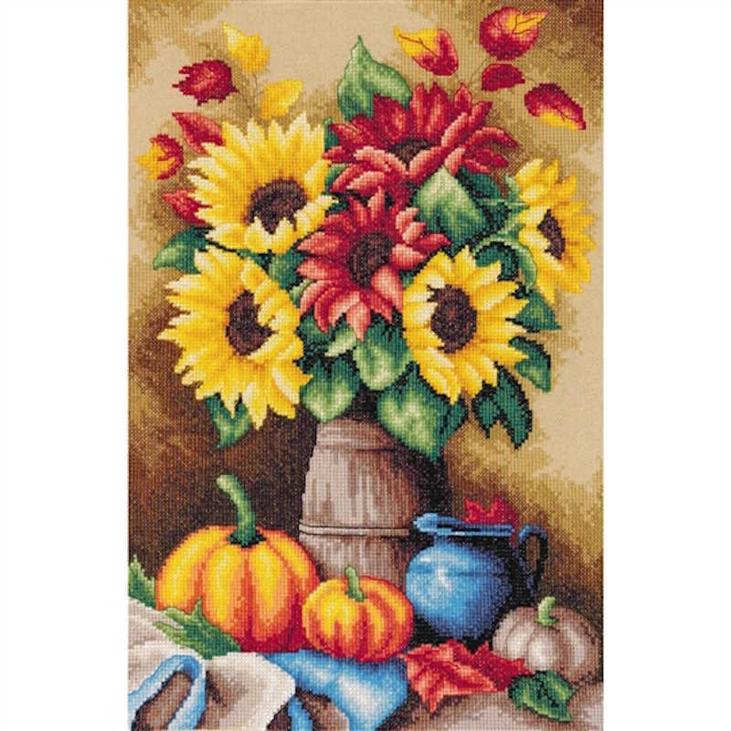 Autumn Still Life Cross Stitch Kit By Lanarte