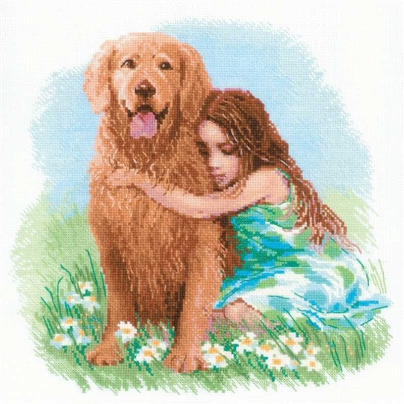 True Friend Cross Stitch Kit By RIOLIS
