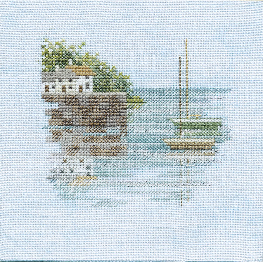 Quayside Cross Stitch Kit by Derwentwater Designs