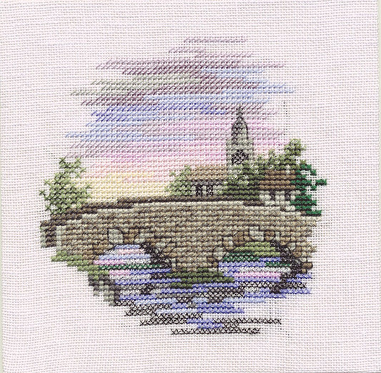 Bridge Cross Stitch Kit by Derwentwater Designs