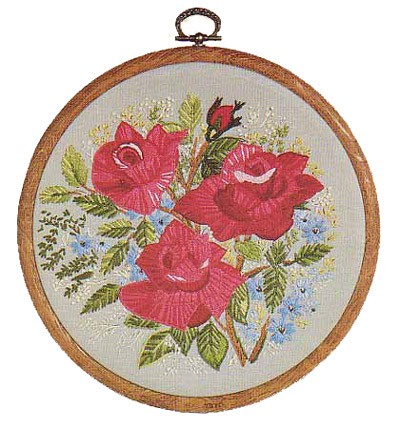 Roses Embroidery Kit by Design Perfection