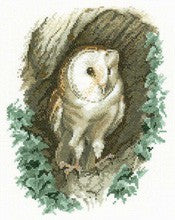 Barn Owl Cross Stitch Kit by Heritage Crafts