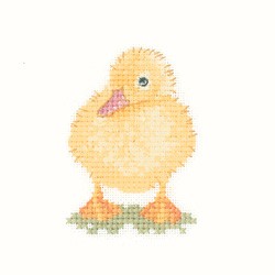 Duckling Cross Stitch Kit by Heritage Crafts