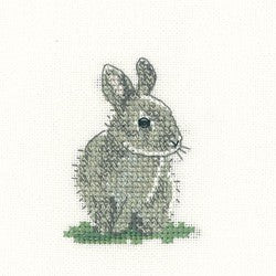 Baby Rabbit Cross Stitch Kit by Heritage Crafts