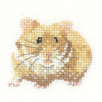 Hamster Cross Stitch Kit by Heritage Crafts