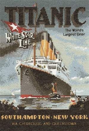 Titanic Cross Stitch Kit by Heritage Crafts