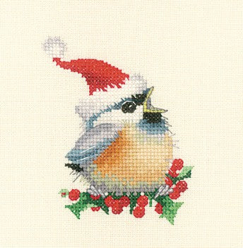 Christmas Chick Cross Stitch Kit by Heritage Crafts