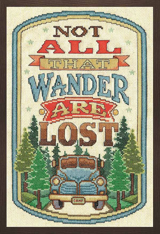 All that Wander Cross Stitch Kit by Design Works