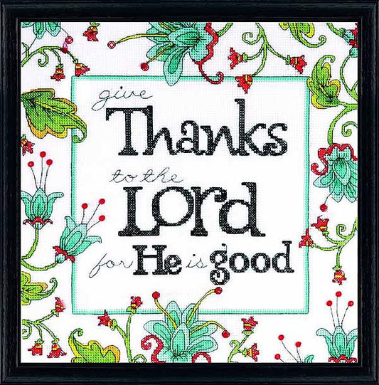 Give Thanks Cross Stitch Kit by Design Works