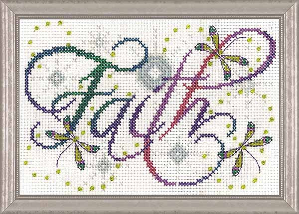 Faith Cross Stitch Kit by Design Works