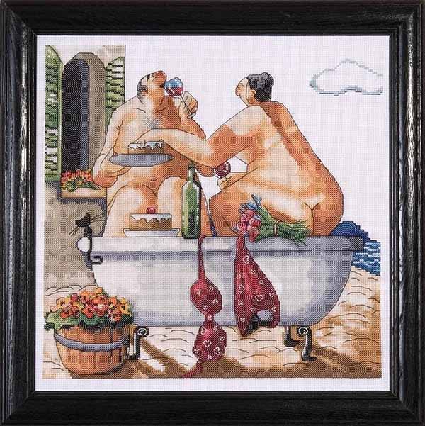 Bathing Beauties Cross Stitch Kit by Design Works