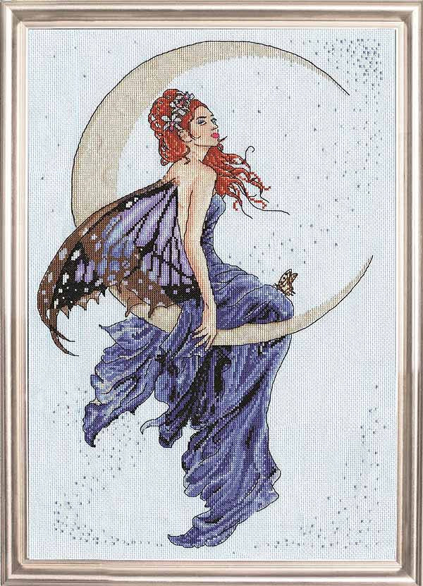 Blue Moon Cross Stitch Kit by Design Works