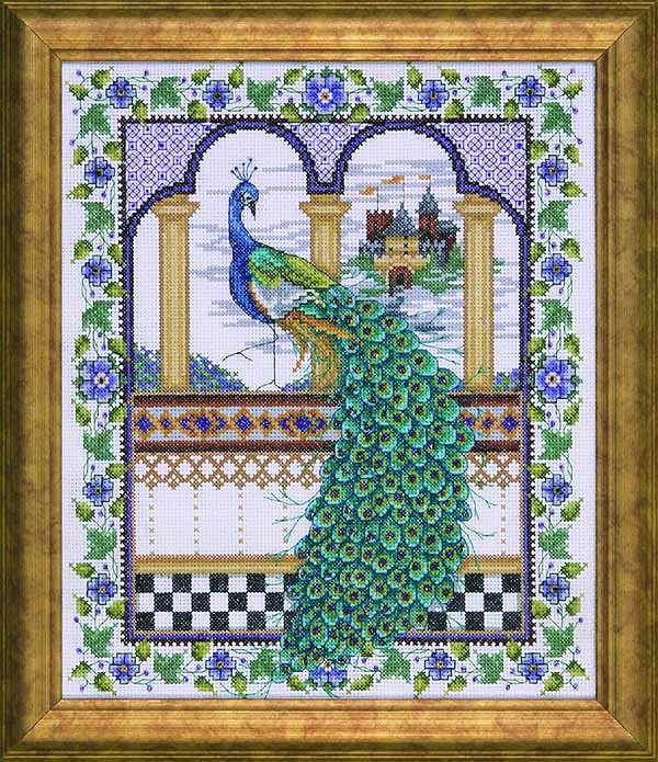 Peacock Cross Stitch Kit by Design Works