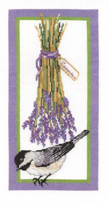 Floral Chickadee Cross Stitch Kit by Janlynn