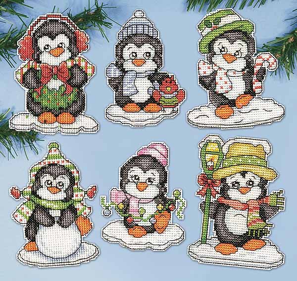 Penguins Cross Stitch Kit by Design Works