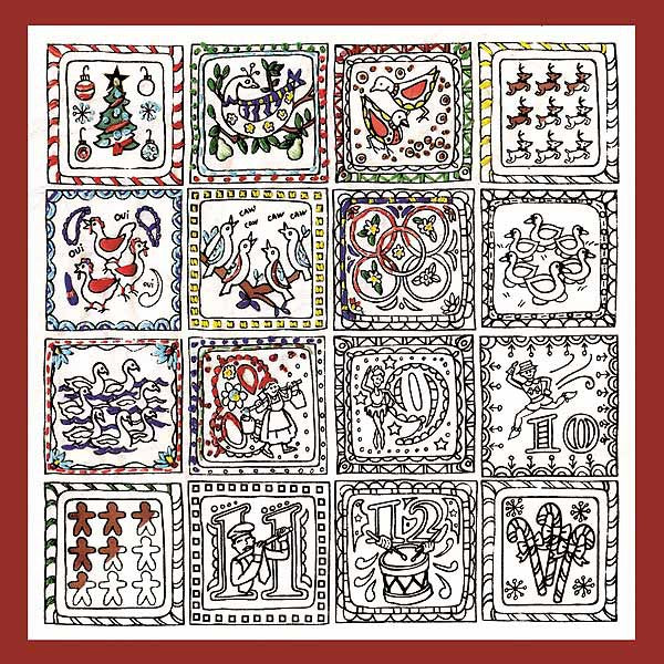 12 Days of Christmas Zenbroidery by Design Works