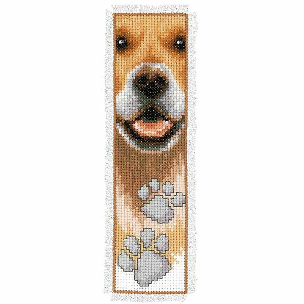 Dog Paws Bookmark Cross Stitch Kit By Vervaco