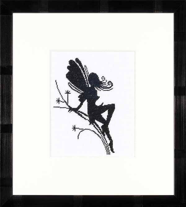 Fairy Silhouette Cross Stitch Kit By Lanarte