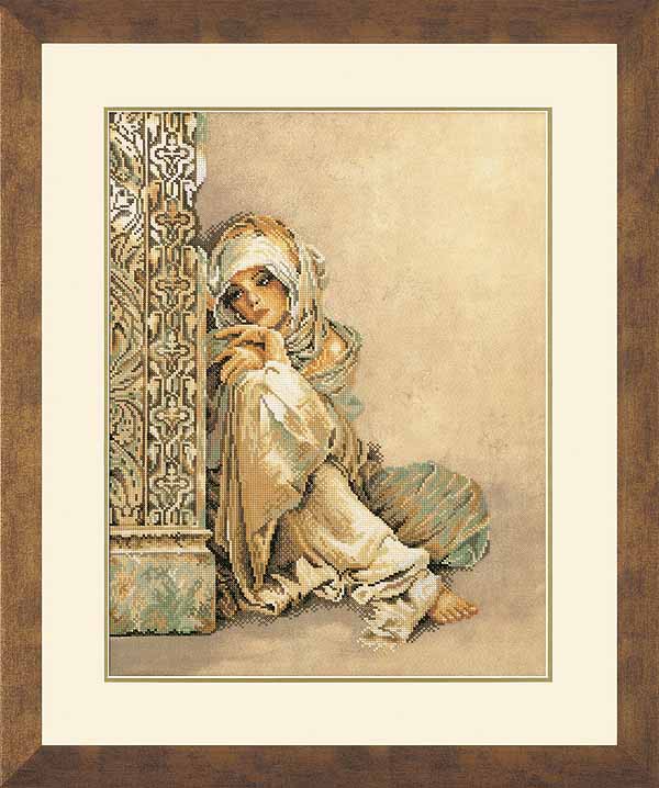 Arabian Woman Cross Stitch Kit By Lanarte