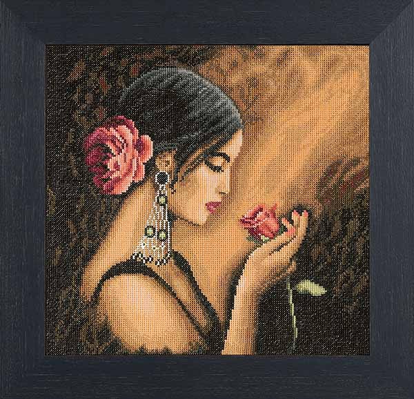 Spanish Beauty Cross Stitch Kit By Lanarte