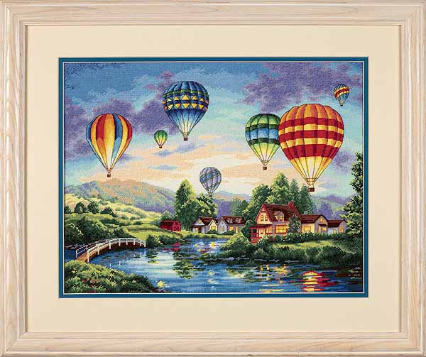 Balloon Glow Cross Stitch Kit by Dimensions