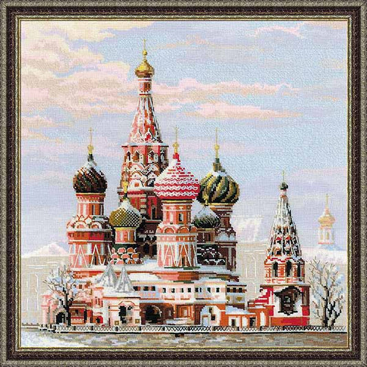 St Basils Cathedral Cross Stitch Kit By RIOLIS
