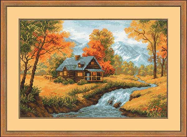 Autumn View Cross Stitch Kit By RIOLIS