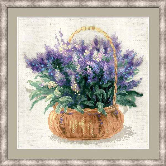 French Lavender Cross Stitch Kit By RIOLIS