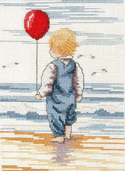 Little Blondie All Our Yesterdays Cross Stitch Kit by Faye Whittaker