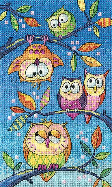 Hanging Around Cross Stitch Kit by Heritage Crafts