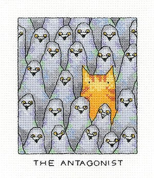 The Antagonist Cross Stitch Kit by Heritage Crafts
