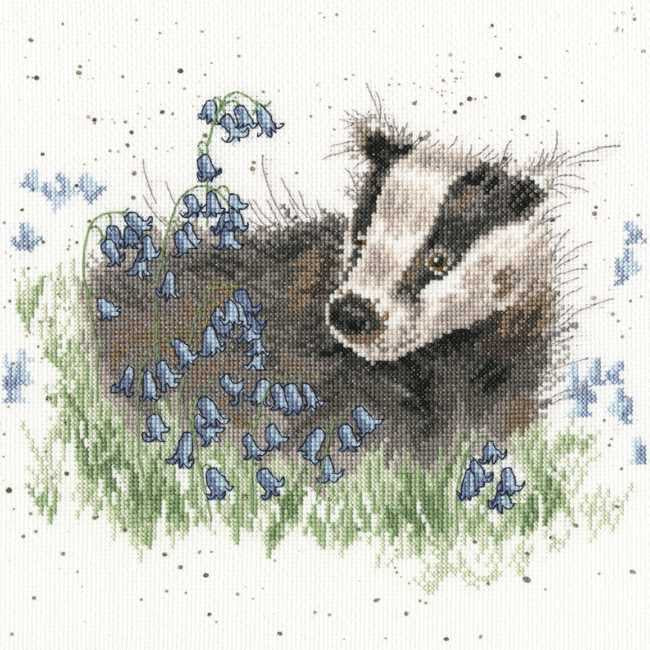 Bluebell Wood Cross Stitch Kit By Bothy Threads