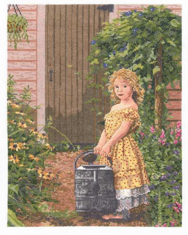 The Gardeners Daughter Cross Stitch Kit by Janlynn