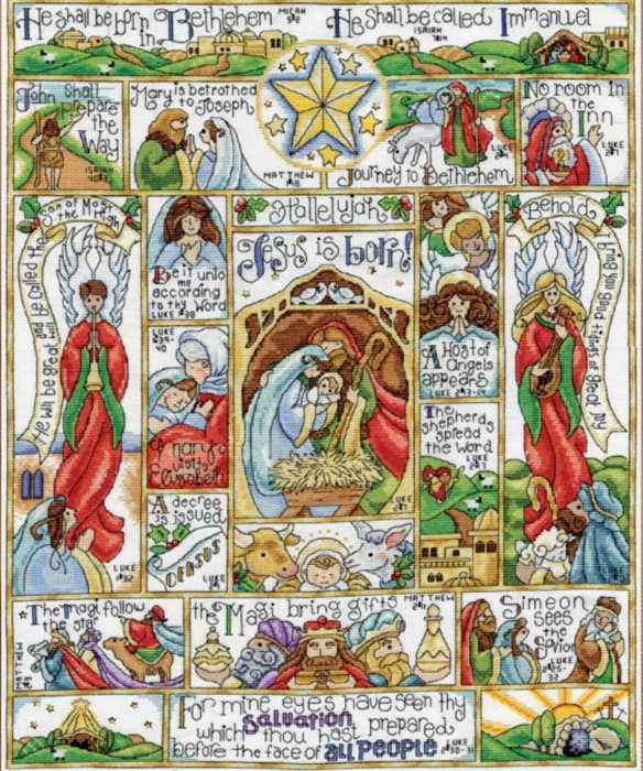 Nativity Story Cross Stitch Kit by Design Works