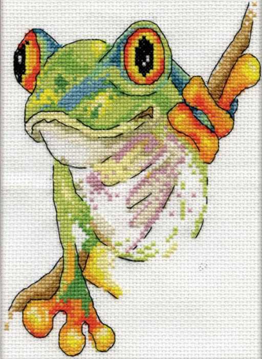 Tree Frog Cross Stitch Kit by Design Works