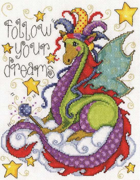 Dream Dragon Cross Stitch Kit by Design Works