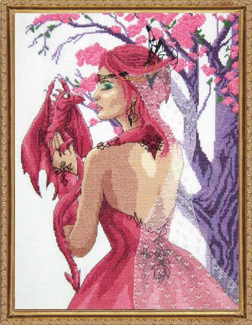 Dragon Princess Cross Stitch Kit by Janlynn