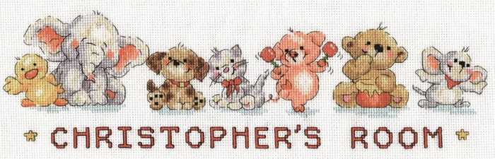 Playmates Cross Stitch Kit by Design Works