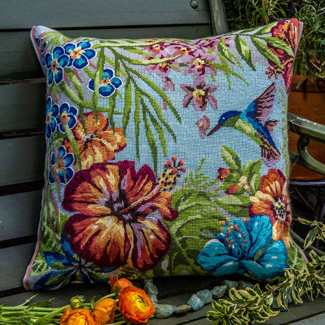 Tropical Tapestry Needlepoint Kit by Glorafilia