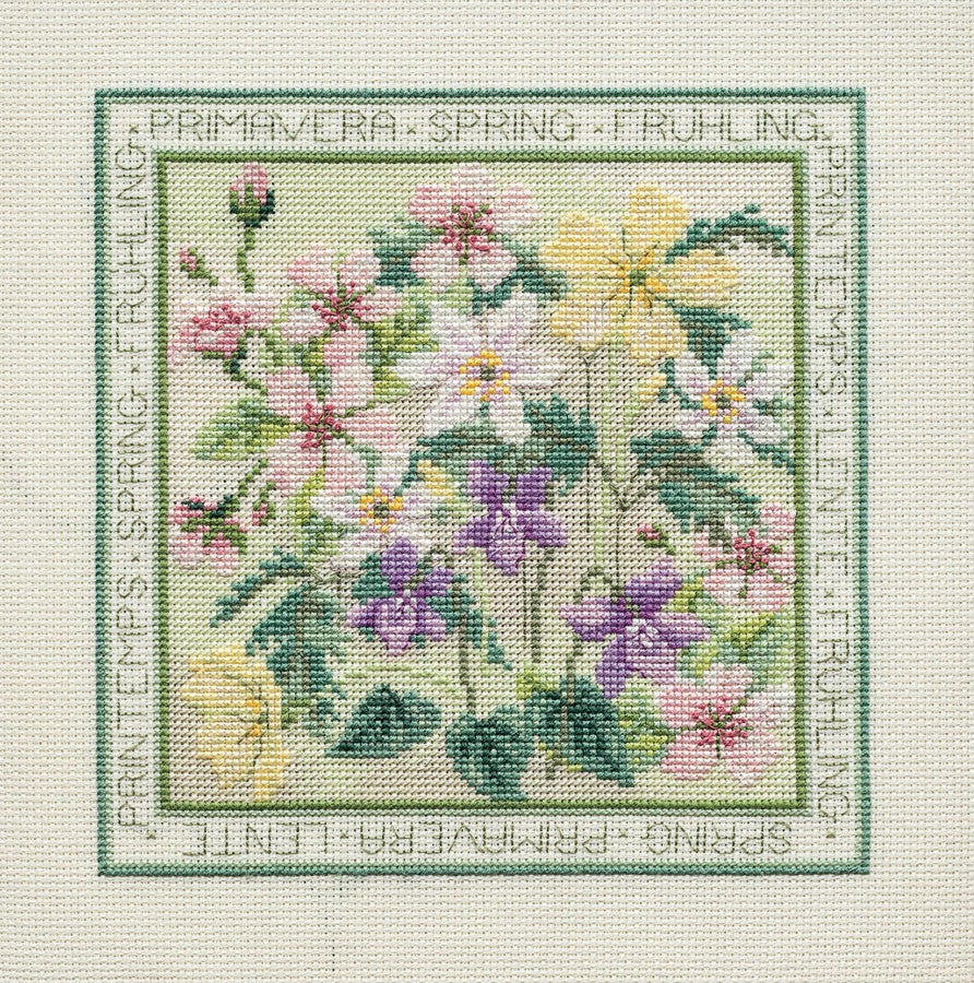 Spring Cross Stitch Kit by Derwentwater Designs