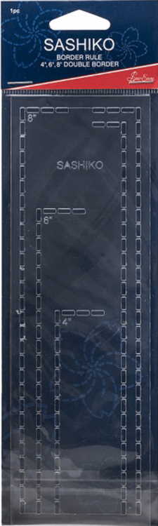 Sashiko Border Ruler Embroidery Template by Sew Easy