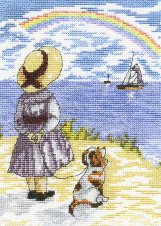 Rainbows All Our Yesterdays Cross Stitch Kit by Faye Whittaker