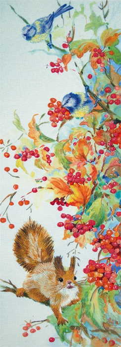 Autumn Plenty Embroidery Kit by PANNA