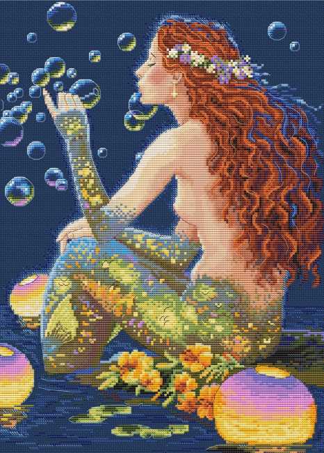 Bubbles Cross Stitch Kit by Merejka