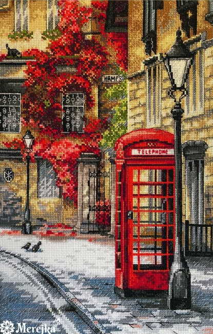 Quiet Lane Cross Stitch Kit by Merejka