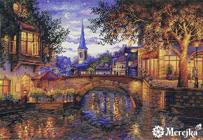 Twilight Reflection Cross Stitch Kit by Merejka