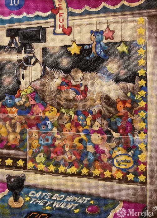 Cats Do What They Want Cross Stitch Kit by Merejka